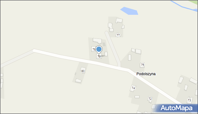 Młyny, Młyny, 79, mapa Młyny