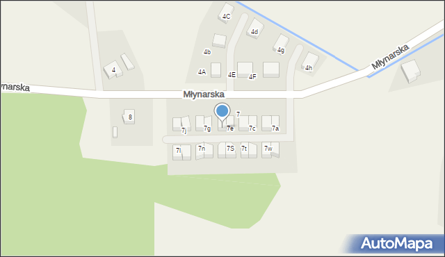 Nowa Wieś Lęborska, Młynarska, 7f, mapa Nowa Wieś Lęborska