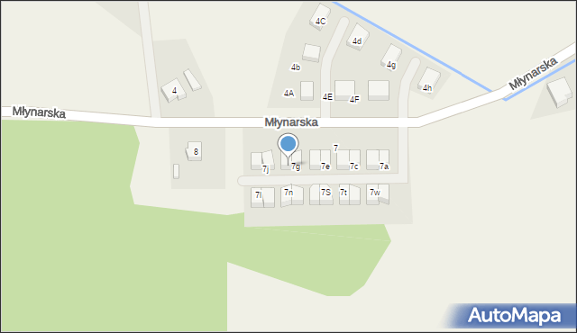 Nowa Wieś Lęborska, Młynarska, 7h, mapa Nowa Wieś Lęborska