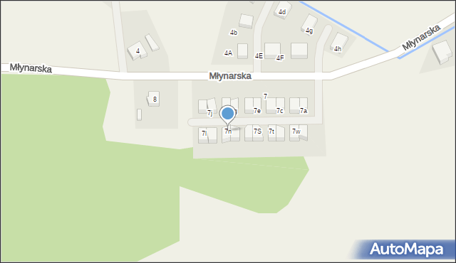 Nowa Wieś Lęborska, Młynarska, 7n, mapa Nowa Wieś Lęborska