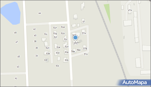 Płońsk, Młodzieżowa, 57C, mapa Płońsk