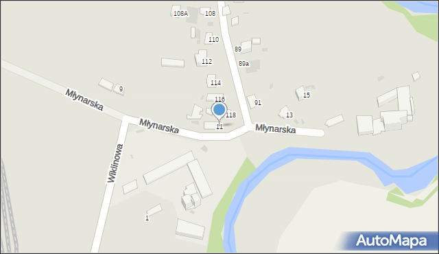 Przemyśl, Młynarska, 11, mapa Przemyśla