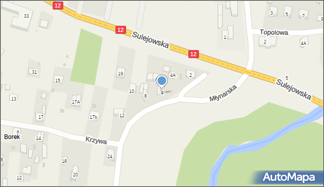 Przygłów, Młynarska, 4, mapa Przygłów