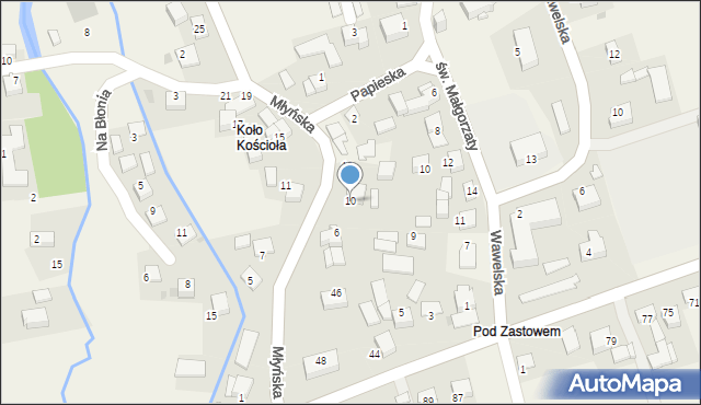 Raciborowice, Młyńska, 10, mapa Raciborowice