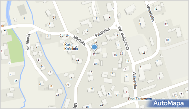 Raciborowice, Młyńska, 12, mapa Raciborowice