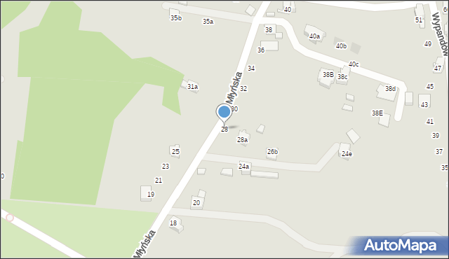 Radlin, Młyńska, 28, mapa Radlin