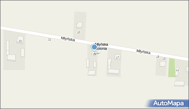 Radoszewice, Młyńska, 19, mapa Radoszewice