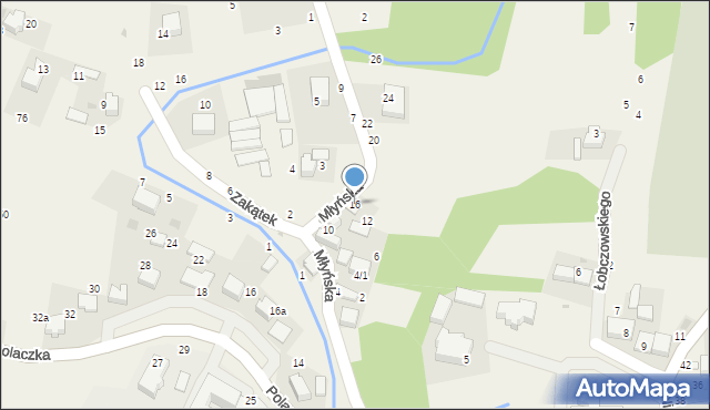 Rudawa, Młyńska, 16, mapa Rudawa