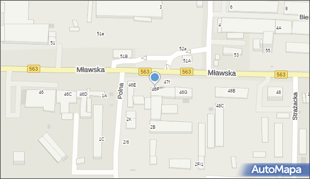 Rypin, Mławska, 46F, mapa Rypin