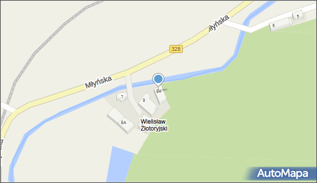 Sędziszowa, Młyńska, 9A, mapa Sędziszowa