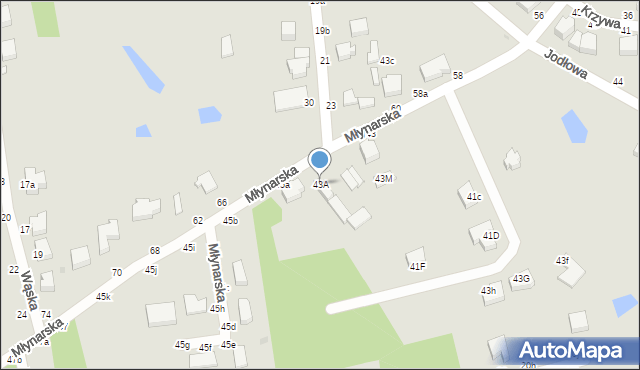 Skierniewice, Młynarska, 43A, mapa Skierniewic