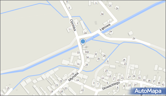 Strzeleczki, Młyńska, 38, mapa Strzeleczki