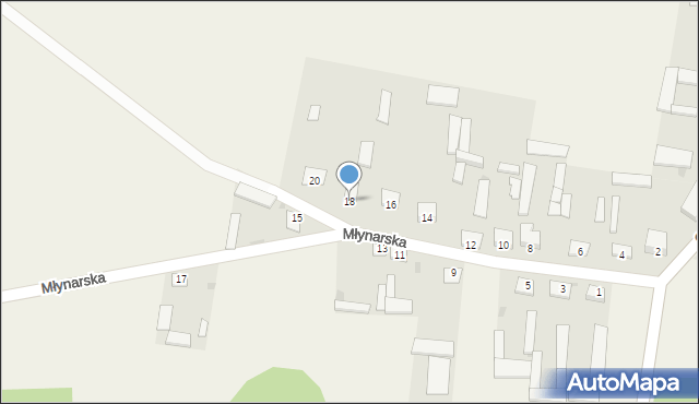 Suchcice, Młynarska, 18, mapa Suchcice