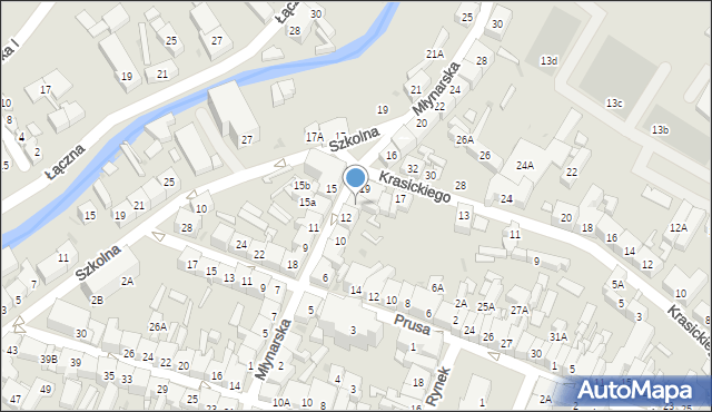 Świebodzice, Młynarska, 14, mapa Świebodzice