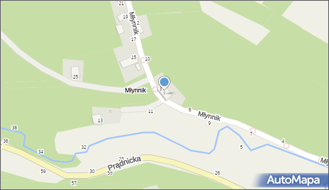 Wola Kalinowska, Młynnik, 8, mapa Wola Kalinowska