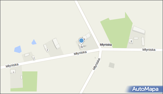 Wygoda, Młyniska, 3a, mapa Wygoda