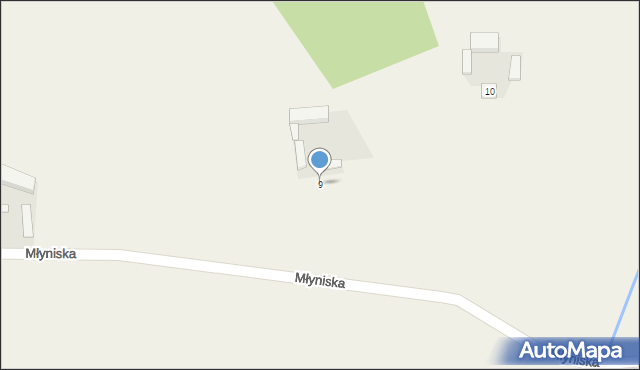 Wygoda, Młyniska, 9, mapa Wygoda