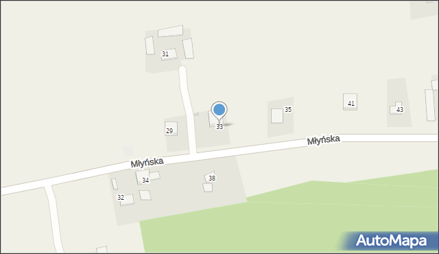 Zbiczno, Młyńska, 33, mapa Zbiczno