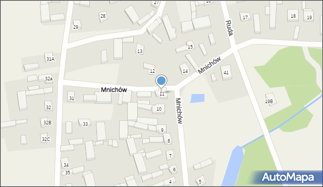 Mnichów, Mnichów, 11, mapa Mnichów