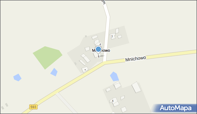 Mnichowo, Mnichowo, 5, mapa Mnichowo