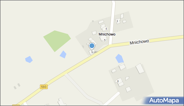 Mnichowo, Mnichowo, 7, mapa Mnichowo