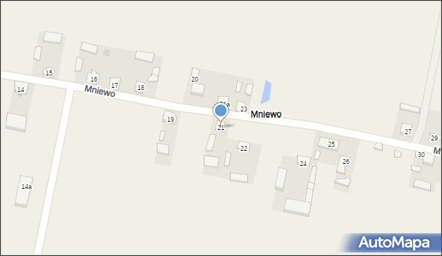 Mniewo, Mniewo, 21, mapa Mniewo