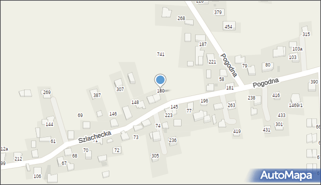 Mników, Mników, 180, mapa Mników