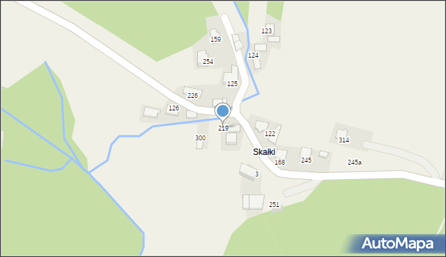 Mników, Mników, 219, mapa Mników