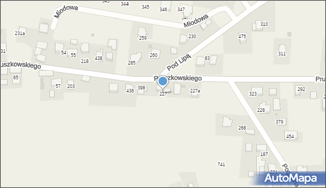 Mników, Mników, 227, mapa Mników