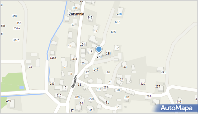 Mników, Mników, 473, mapa Mników