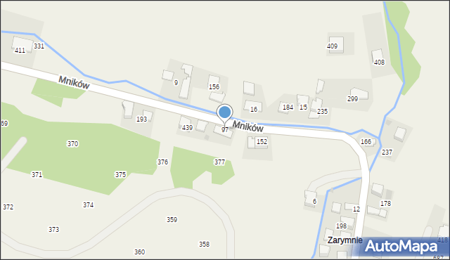 Mników, Mników, 97, mapa Mników