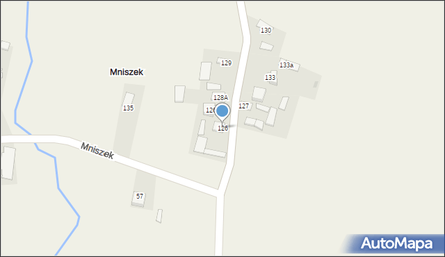 Mniszek, Mniszek, 126, mapa Mniszek