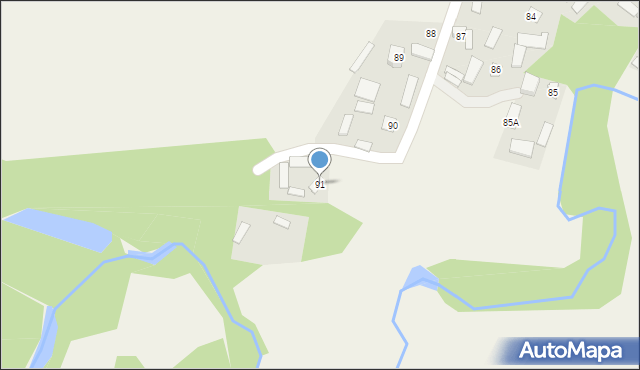 Mniszek, Mniszek, 91, mapa Mniszek