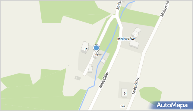 Mniszków, Mniszków, 19, mapa Mniszków