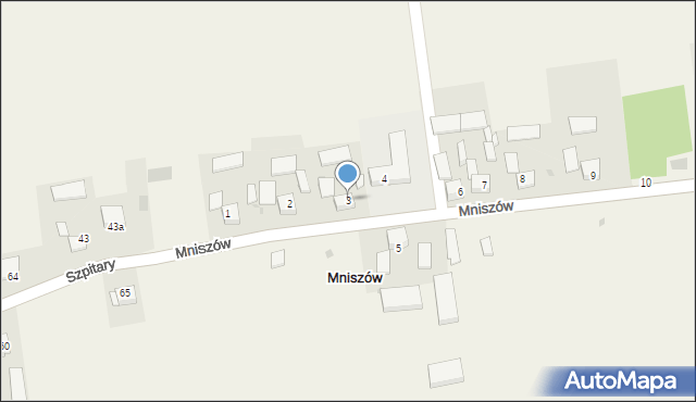 Mniszów, Mniszów, 3, mapa Mniszów