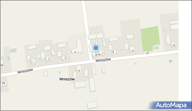 Mniszów, Mniszów, 6, mapa Mniszów