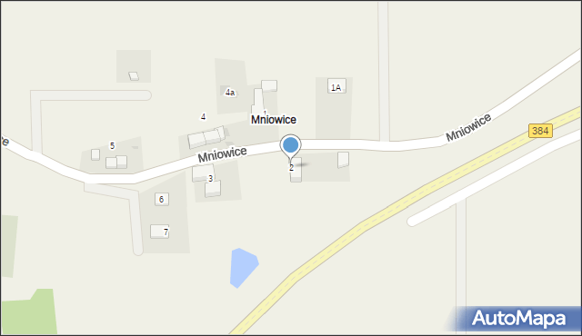 Sieniawka, Mniowice, 2, mapa Sieniawka