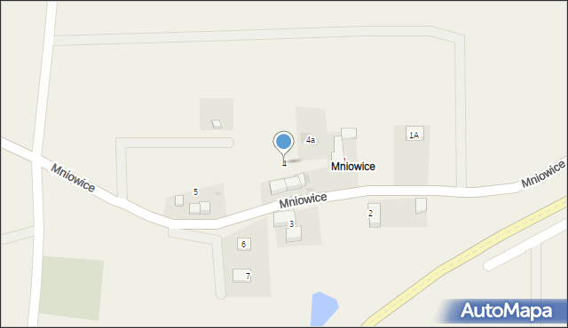 Sieniawka, Mniowice, 4, mapa Sieniawka