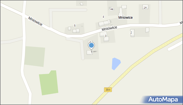 Sieniawka, Mniowice, 7, mapa Sieniawka