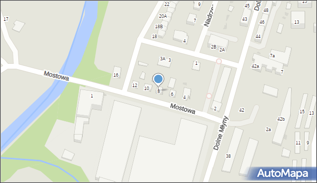 Bolesławiec, Mostowa, 8, mapa Bolesławca