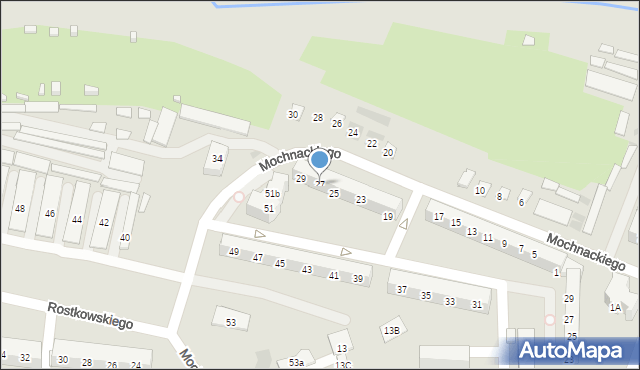 Bytom, Mochnackiego Maurycego, 27, mapa Bytomia
