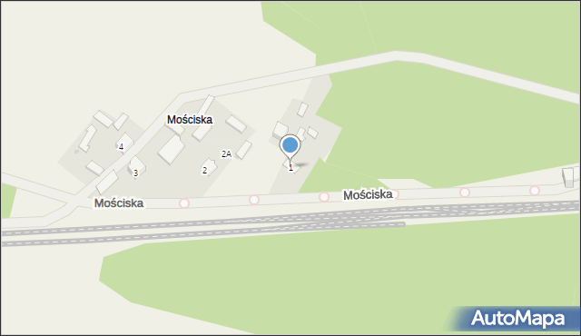 Czarnca, Mościska, 1, mapa Czarnca