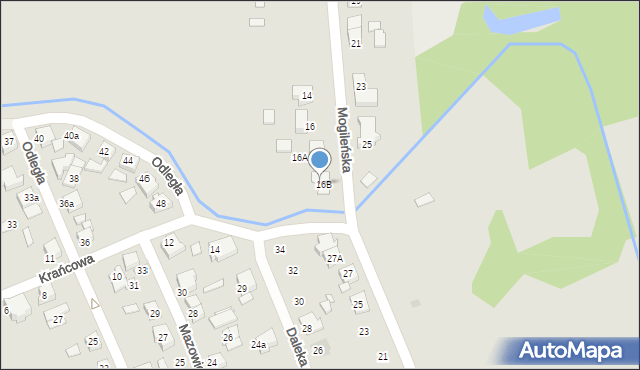 Gniezno, Mogileńska, 18, mapa Gniezna