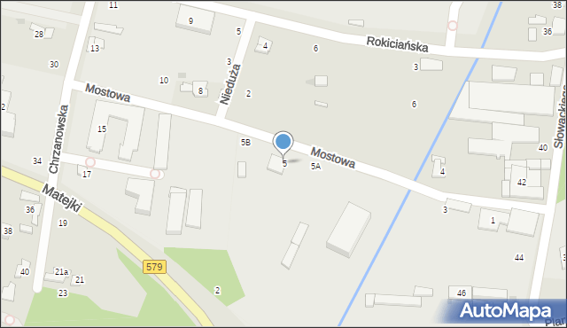 Grodzisk Mazowiecki, Mostowa, 5, mapa Grodzisk Mazowiecki