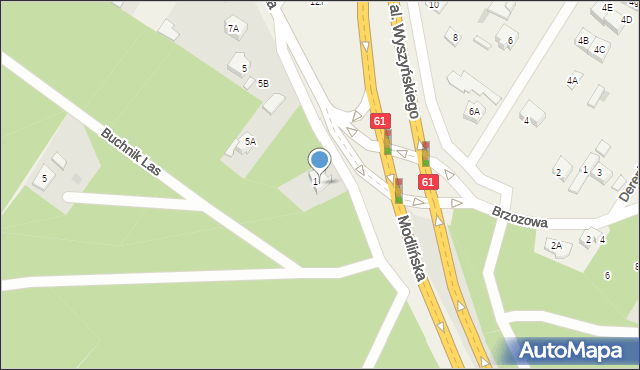 Jabłonna, Modlińska, 3, mapa Jabłonna