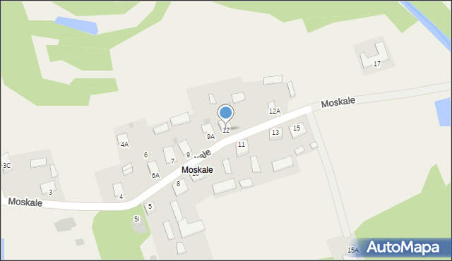 Jastkowice, Moskale, 12, mapa Jastkowice