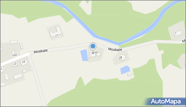 Jastkowice, Moskale, 16, mapa Jastkowice