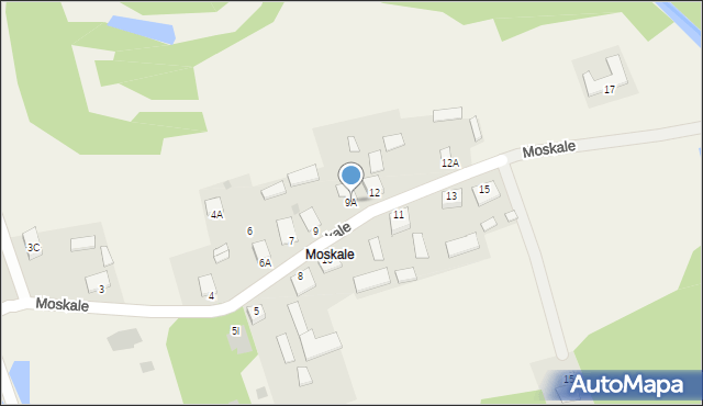 Jastkowice, Moskale, 9A, mapa Jastkowice