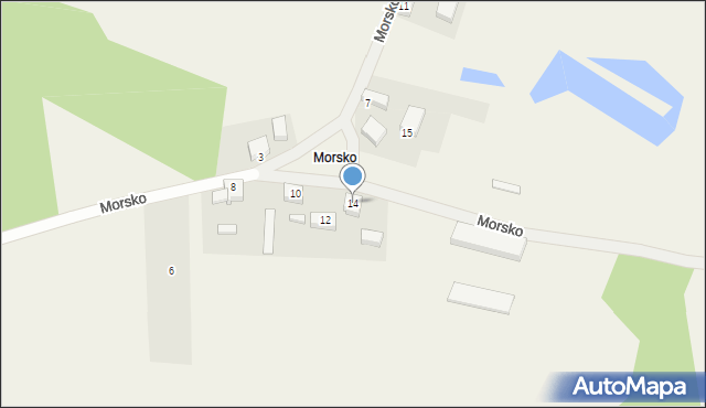 Kamień, Morsko, 6, mapa Kamień