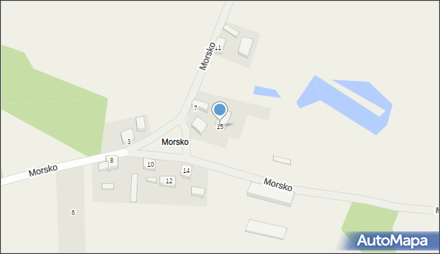 Kamień, Morsko, 7A, mapa Kamień